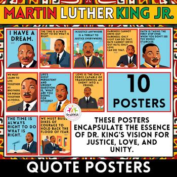 Martin Luther King Jr. Quote Posters | Inspirational Bulletin Board for ...