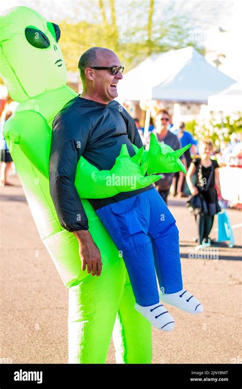 Blow up alien costume hi-res stock photography and images - Alamy