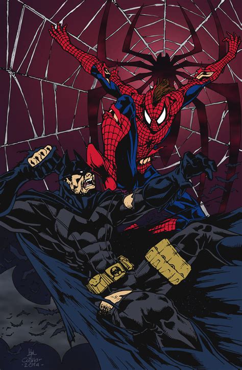 Batman vs. Spider-Man by geniuspen by edCOM02 on DeviantArt