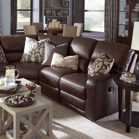 Pin by Blackbird on Living Room | Brown sofa living room, Brown leather ...