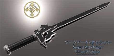 Sword Art Online: Kirito's Elucidator 02 by Bahr3DCG on DeviantArt