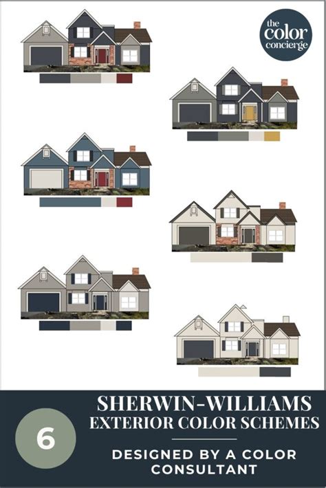 6 Sherwin-Williams Exterior Color Schemes | Color Concierge