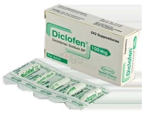 Diclofen 100mg Suppository: Uses, Dosage, Side Effects, Generic, Price ...