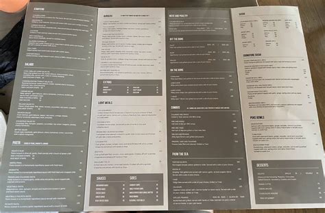 Menu at Bar Q Grill, Boksburg