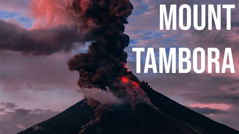 Tambora Volcano Eruption 1815