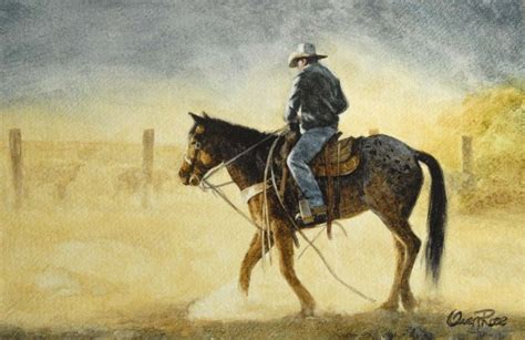 Owen Rose's Western Art | Watercolor paintings of authentic western ...