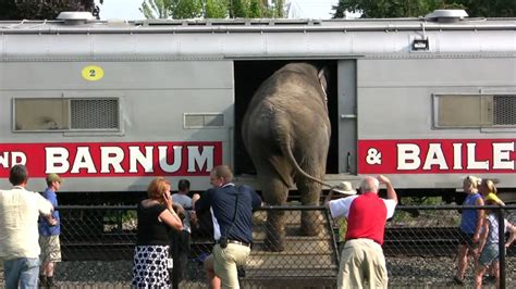 Ringling Brothers and Barnum & Bailey Circus Train at Hershey - YouTube