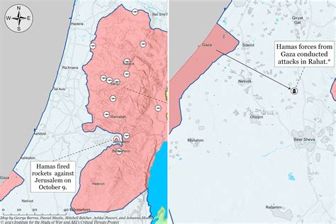 Israel War Map Shows IDF Clashes With Hamas and Hezbollah - Newsweek