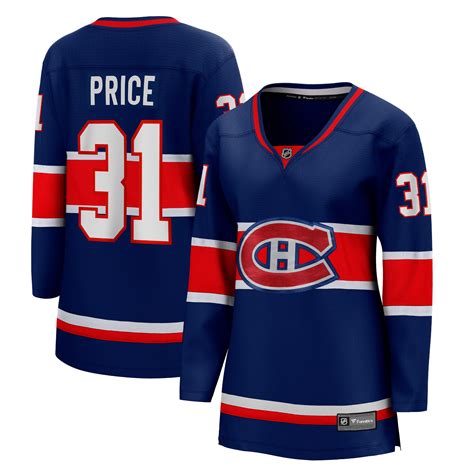 Women's Montreal Canadiens Carey Price Fanatics Branded Blue 2020/21 ...