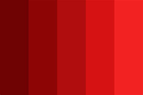 Scarlet Red Color Chart