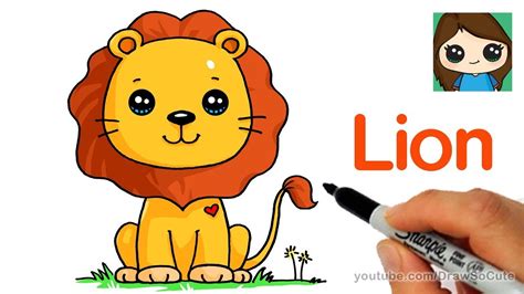 How To Draw A Lion Cartoon - Crazyscreen21