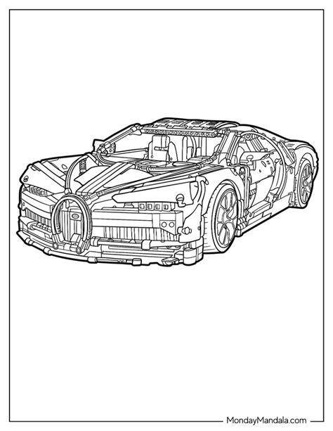 22 Bugatti Coloring Pages (Free PDF Printables)