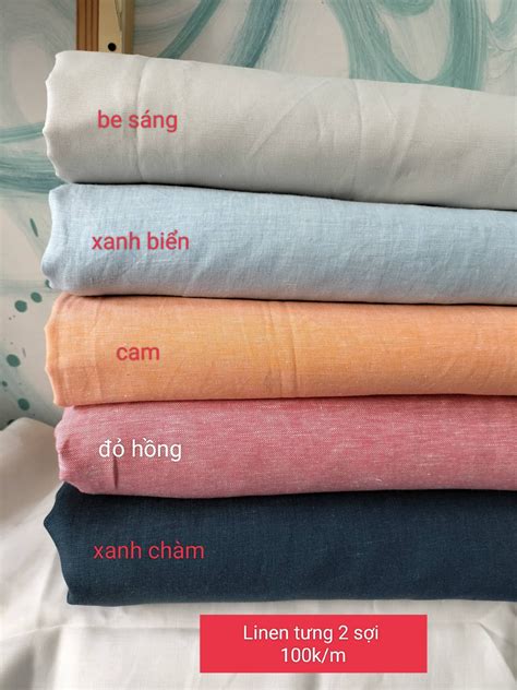 Vải Thời Trang Linen - Home