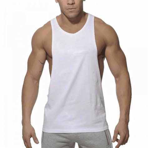 New Men'S Vivid Tank Tops Men Low Cut Armholes Vest Sexy Tank X Man ...