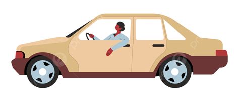 Sit In Car Vector Art PNG, Male Sitting In Car, Style, Leisure, In PNG ...