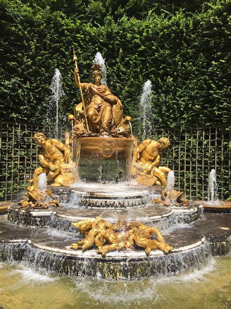 Fountain at the Palace of Versailles-Paris | Fountain, Palace of ...