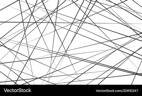 Chaotic abstract lines pattern background Vector Image