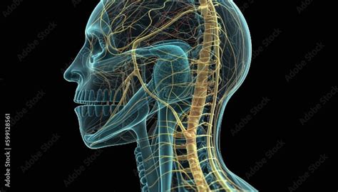 Transparent x ray shows human rib cage shape generated by AI Stock ...