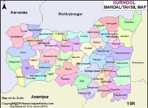 Fig. A : Mandal map of Kurnool district | Download Scientific Diagram