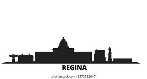 Canada Regina City Skyline Isolated Vector Stock Vector (Royalty Free ...