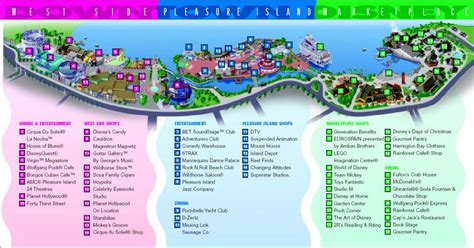 Downtown Disney Orlando Map | Wells Printable Map