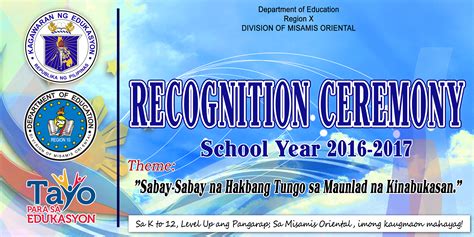 Recognition Tarpaulin Design