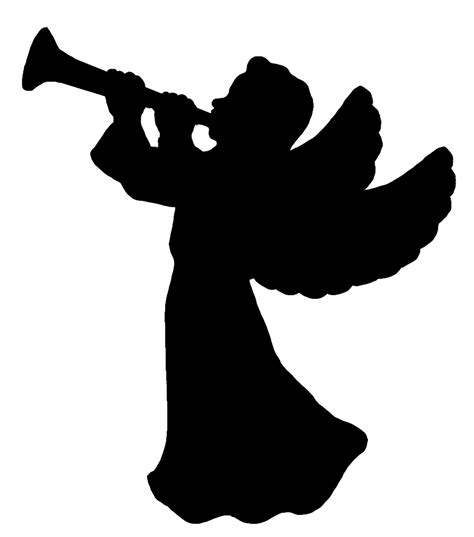 Christmas Silhouette Angel Clip art - sillhouette png download - 898* ...