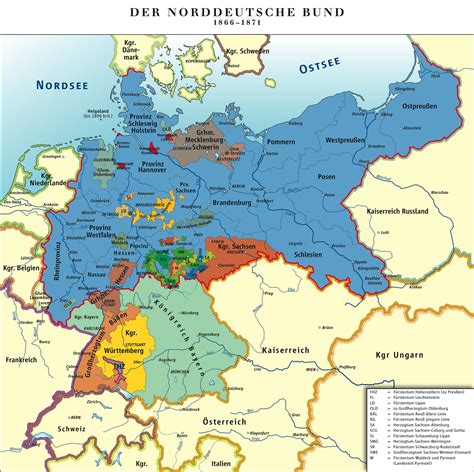 Big Blue 1840-1940: Germany: North German Confederation 1866-71