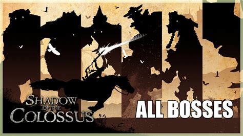 Shadow of the Colossus HD - All Bosses - YouTube