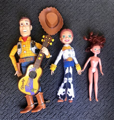 Vintage 1990s 4 piece Toy Story Woody and Jessie Doll Set Lot | Etsy