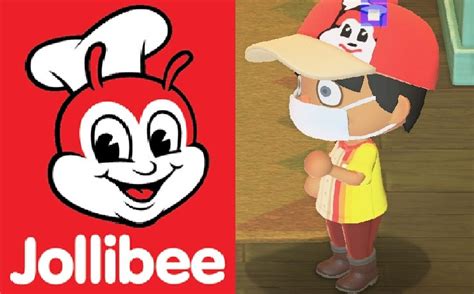 Beecome a Jollibee crew member with these Animal Crossing outfit codes!