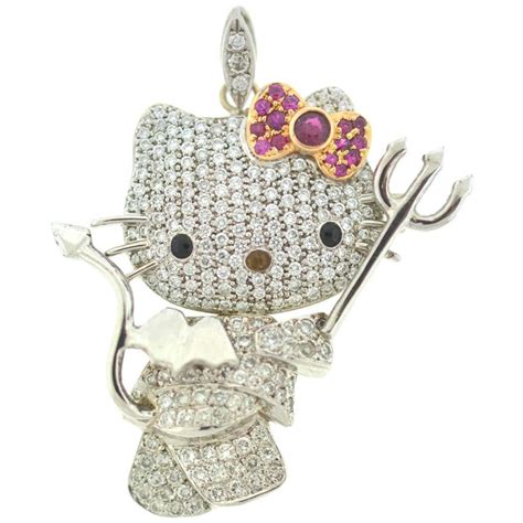 Hello Kitty Jewelry - 2 For Sale on 1stDibs | hello kitty gold ring ...