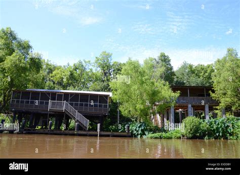 river homes swamp louisiana pearl river bayou new orleans Stock Photo ...