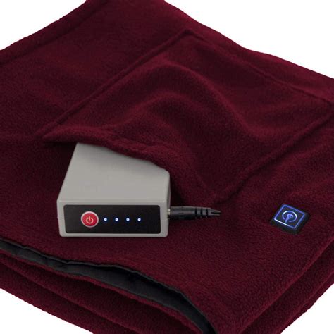 Serta MicroFleece Battery Electric Heated Warming Throw Blanket ...