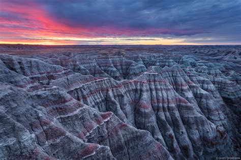 Badlands Sunrise | Badlands National Park, South Dakota | Grant ...