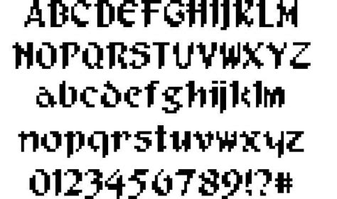 Pixel Musketeer font by Neale Davidson | Pixel font, Halloween fonts ...