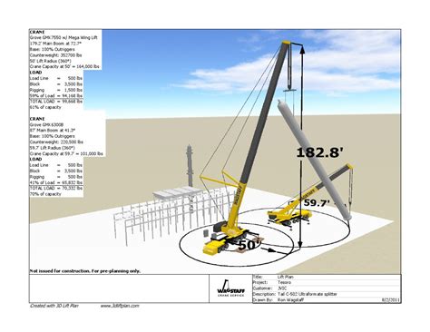 Crane lift plan - geolimfa