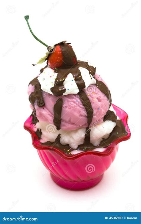 Ice-cream Sundae Royalty Free Stock Images - Image: 4536909