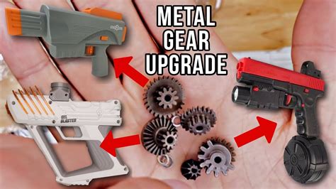 METAL GEARS UPGRADE 4 Gel Blaster SURGE, X-2 GLOCK, Splatrball SRB375 ...