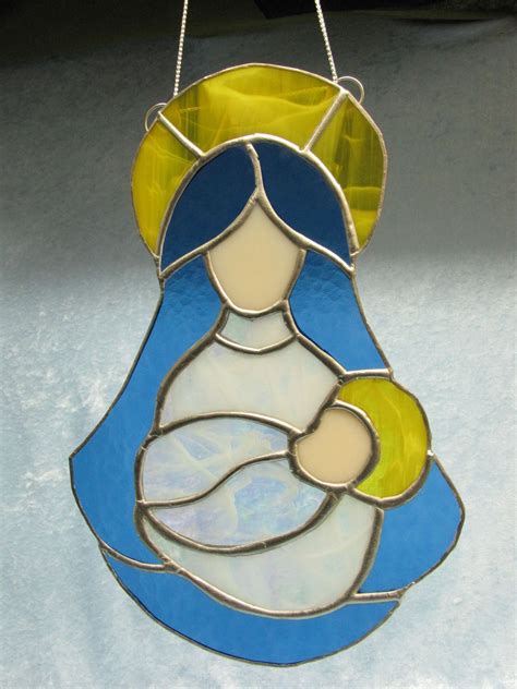 Stained glass ornaments, Stained glass christmas, Stain glass cross