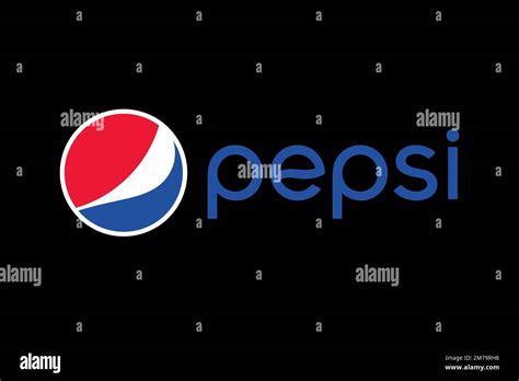 Pepsi, Logo, Black background Stock Photo - Alamy