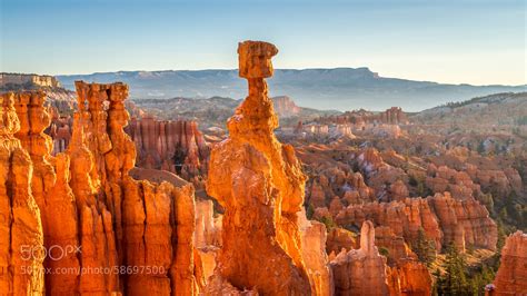 Photograph Thor's Hammer at sunrise in Bryce Canyon National Park by ...