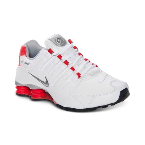 Nike Mens Shox Nz Running Sneakers From Finish Line in White for Men | Lyst