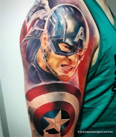 101 Amazing Captain America Tattoo Ideas You Need To See! | Outsons ...