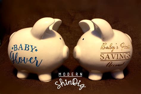 Engraved Piggy Bank Large Ceramic Custom Piggy Bank is | Etsy