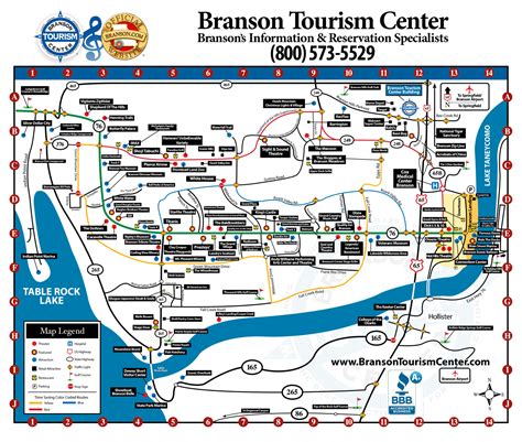 Map of Branson - Branson Tourism Center