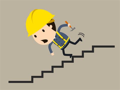 Best Guy Falling Down Stairs Cartoon Illustrations, Royalty-Free Vector ...