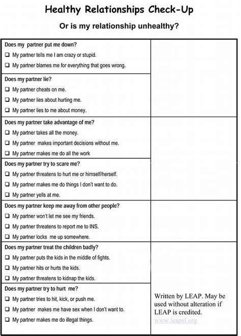 Dbt Boundaries Worksheet