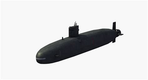 Trafalgar Class Submarine 3D Model $199 - .max .3dm .3ds .dxf .fbx .flt ...