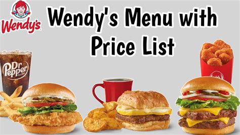 Wendy's Menu with Price List 2024 USA [UPDATED]